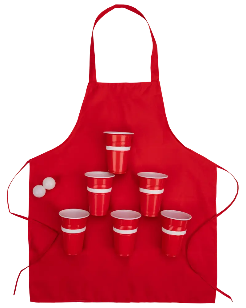 Beer pong förkläde spel