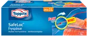 Toppits Safeloc frysepose 1 L 20 stk.