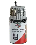 Kombi borrbox 18 delar