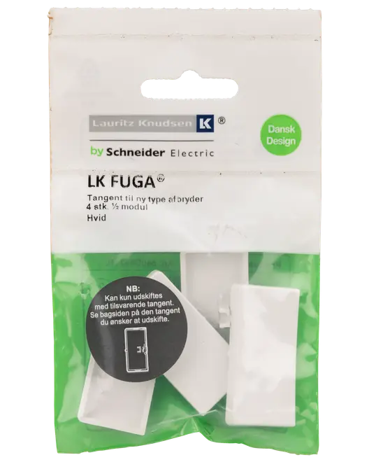 FUGA Tangent afbryder dobbelt 2 sæt - hvid