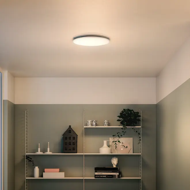 PHILIPS Plafond Moire Ø22,5cm 6W - hvid