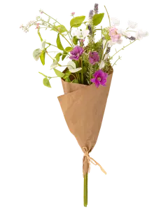 Buket kunstige blomster - violet