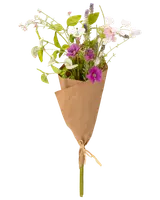 Buket kunstige blomster - violet