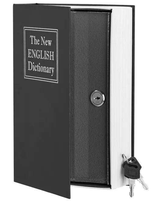 Rockfort Værdiboks i bog 5,5 x 15,5 x 24 