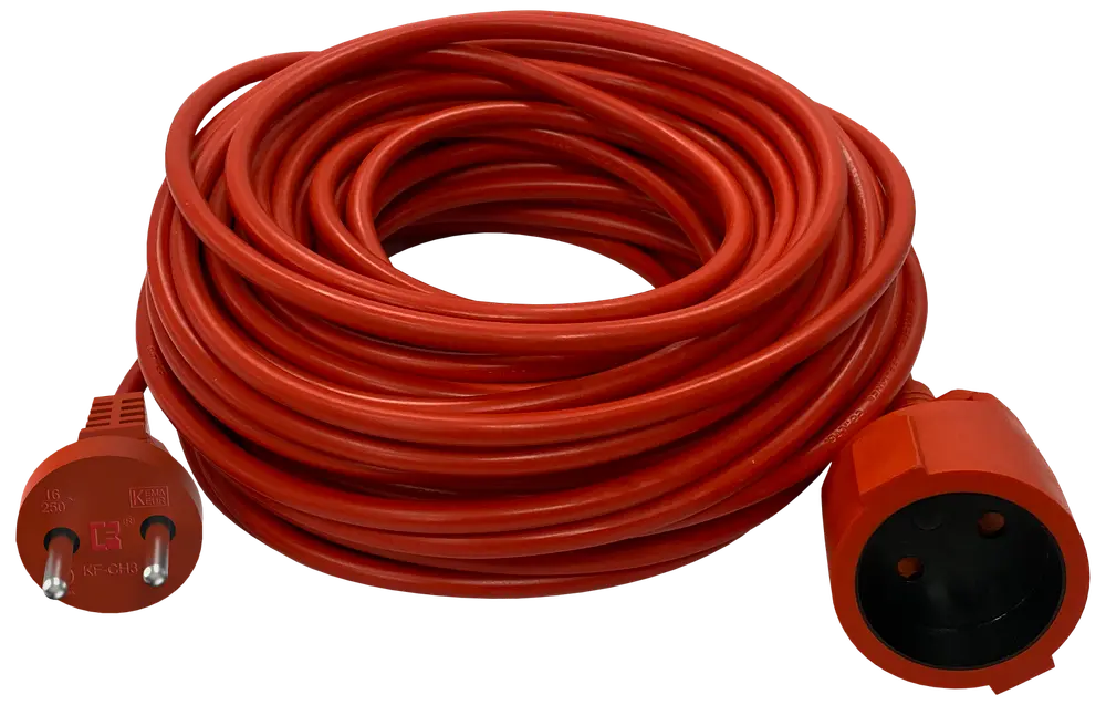 Forlængerkabel uden jord - 20 meter