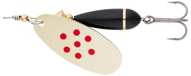 DAM Spinner #4 15 g Black Spots