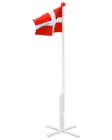 Flagstang med flag - 150 cm