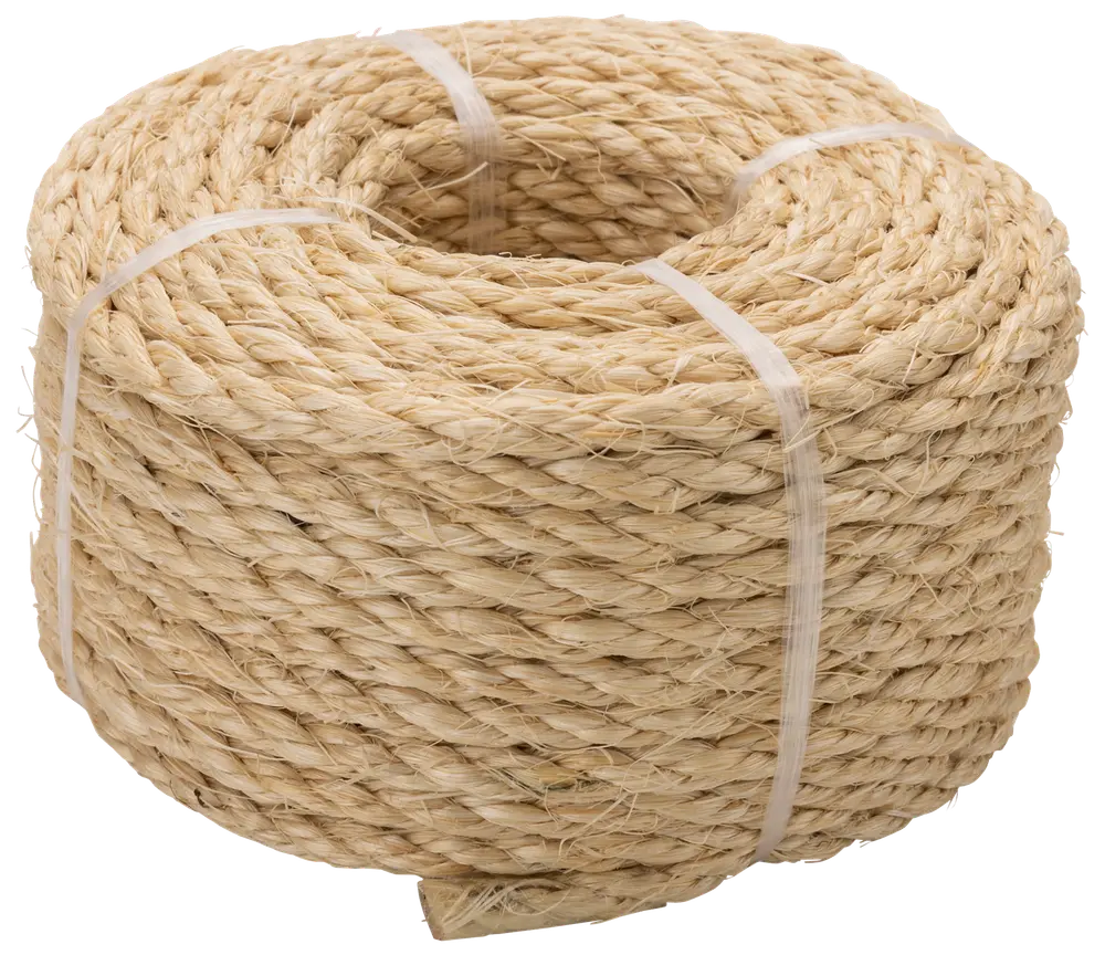 Sisalrep treslagen 4 mm 20 m