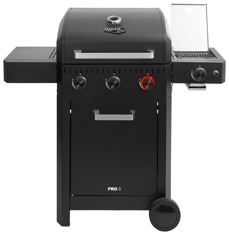 BAKERgrill Gasgrill Pro 3+1