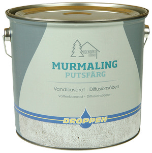 Droppen Murmaling 4 L - hvid