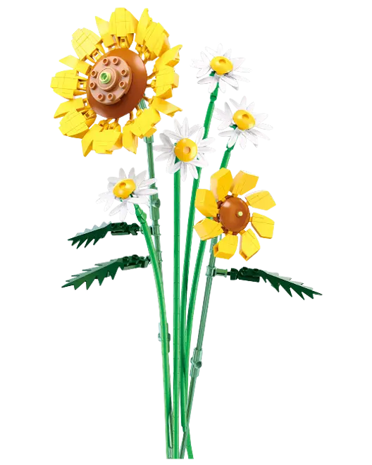 Sluban Flowers Solrosor M38-B1121A - 329 delar