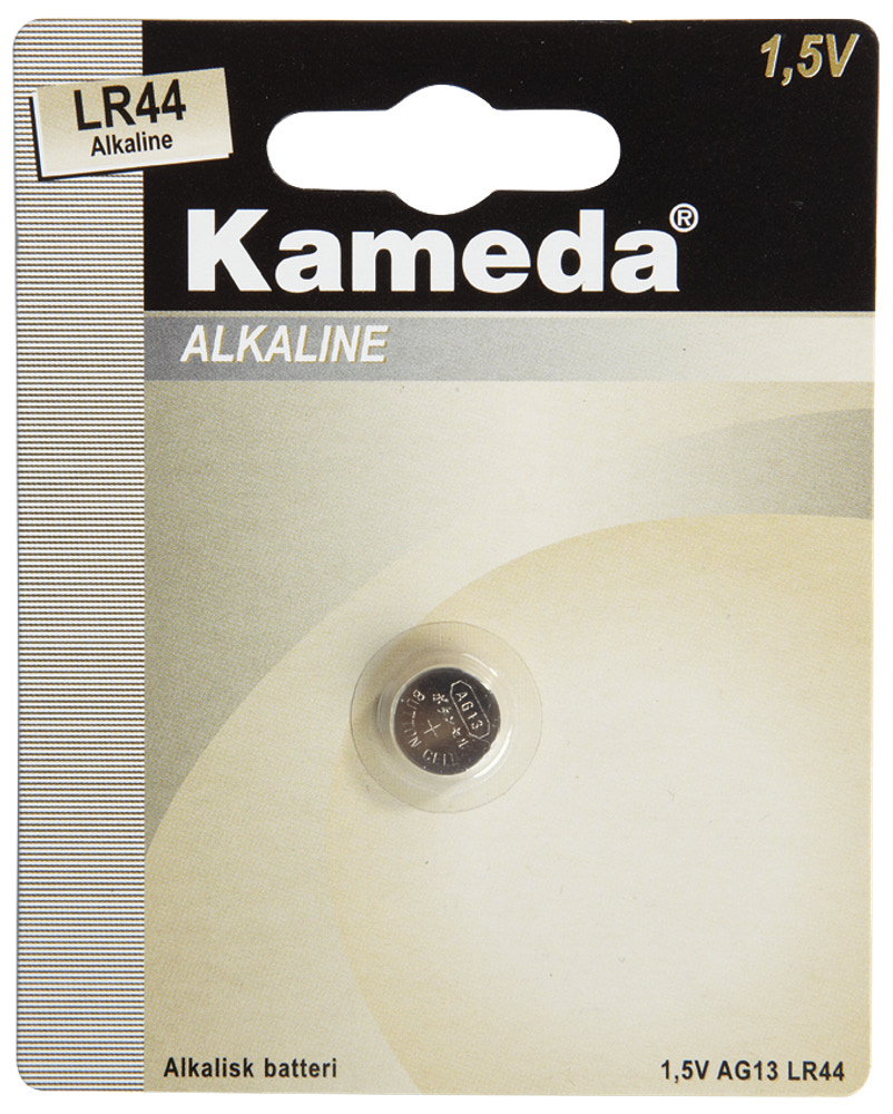 Kameda Alkaline batteri - LR44 1,5V