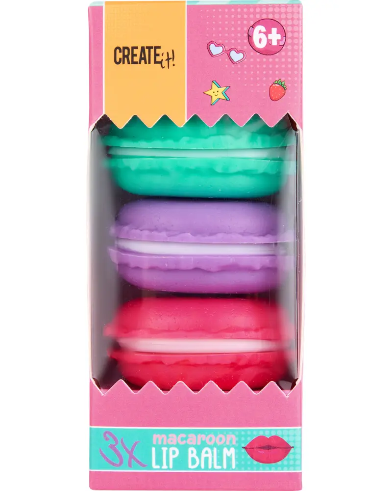 Læbepomade macaroon 3-pak