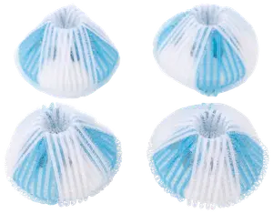 Anti-luddbollar 4-pack