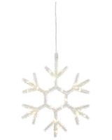 Snöflinga Krystal med LED