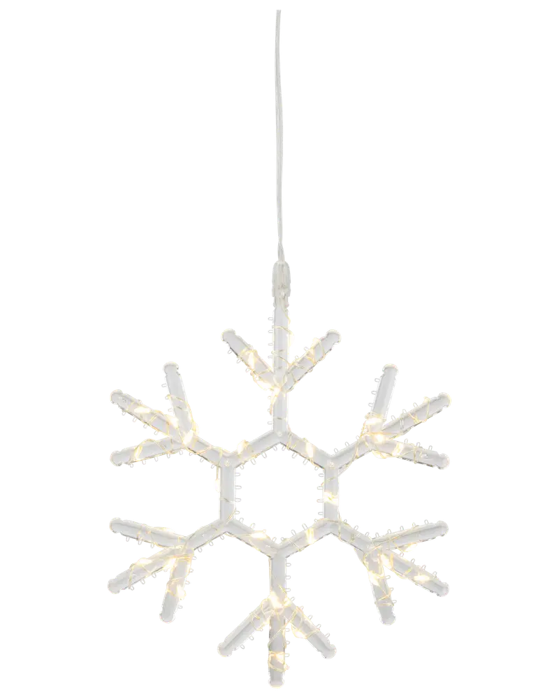 Snöflinga Krystal med LED