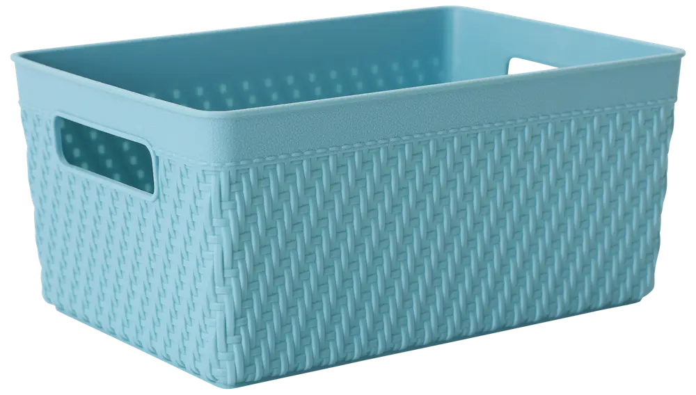 Plastikkurv small - blå