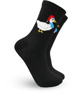 Mysiga strumpor med julmotiv