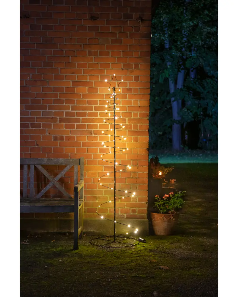 Nowel Julgran spiral med LED 165 cm