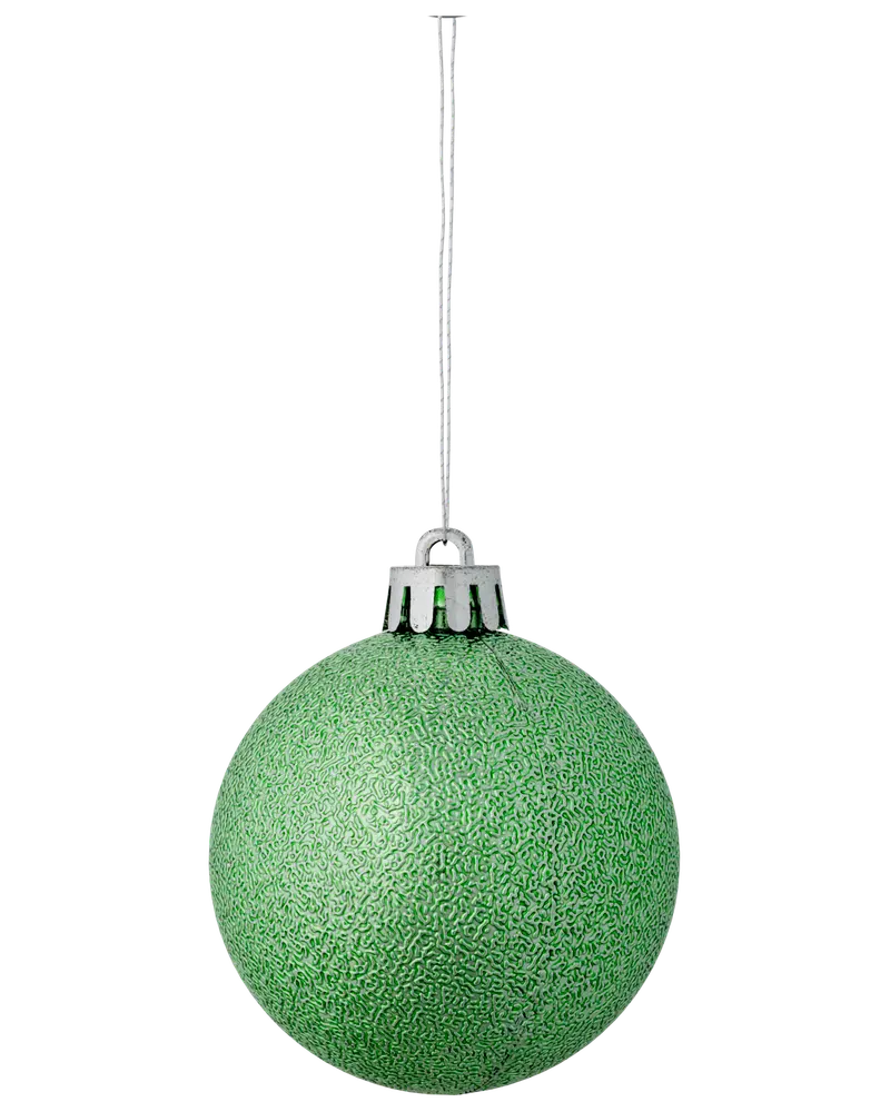  Julgranskulor Ø5 cm 10-pack - Ljusgrön