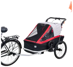 Cykelanhænger 3 i 1 til børn