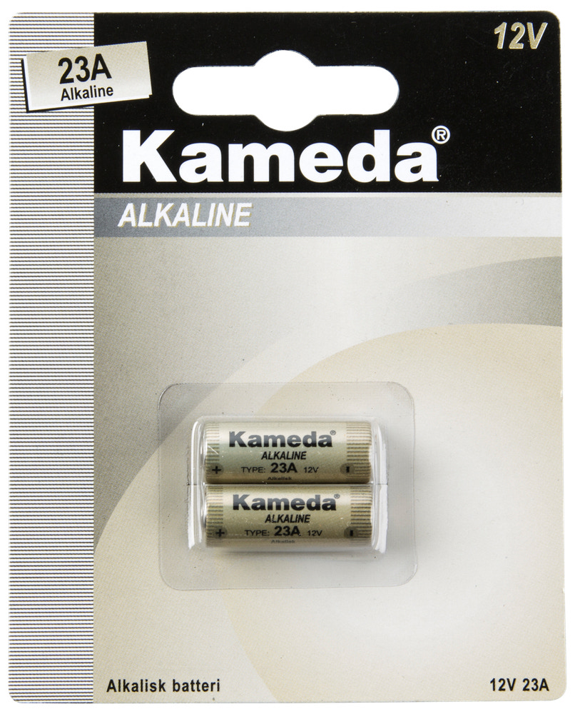 Kameda Alkaline batteri - 12V A23 2-pak