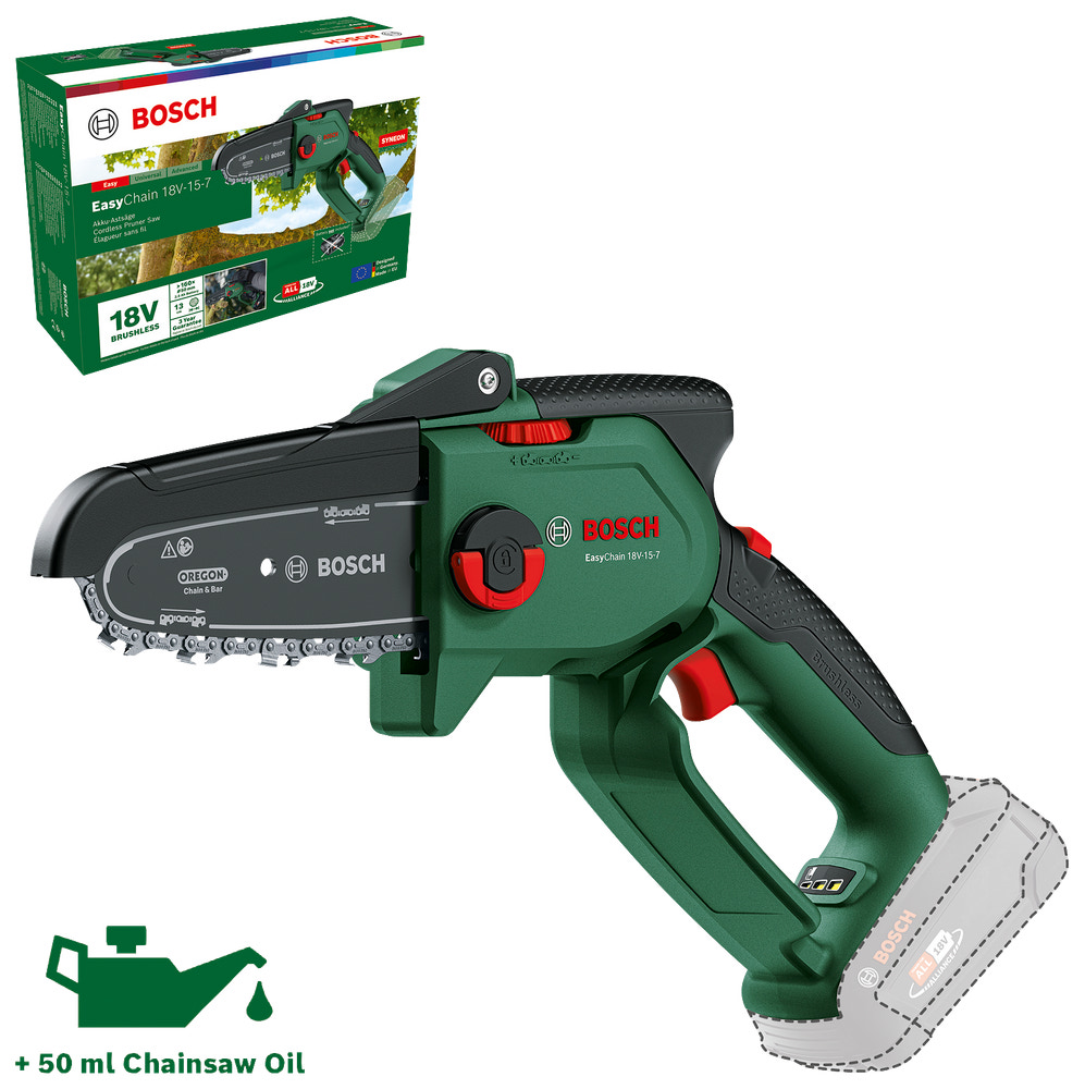 BOSCH Grenkædesav Easy 15 cm 18V