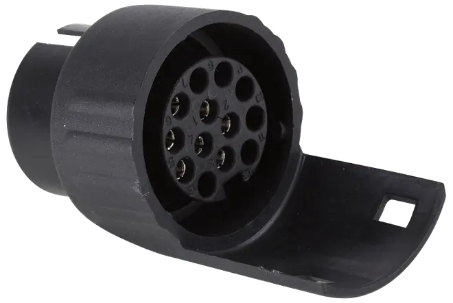 Adapter 7-13 polig mini 12V