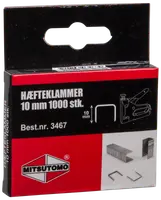 Häftklammer 10 mm 1000 st/pkt