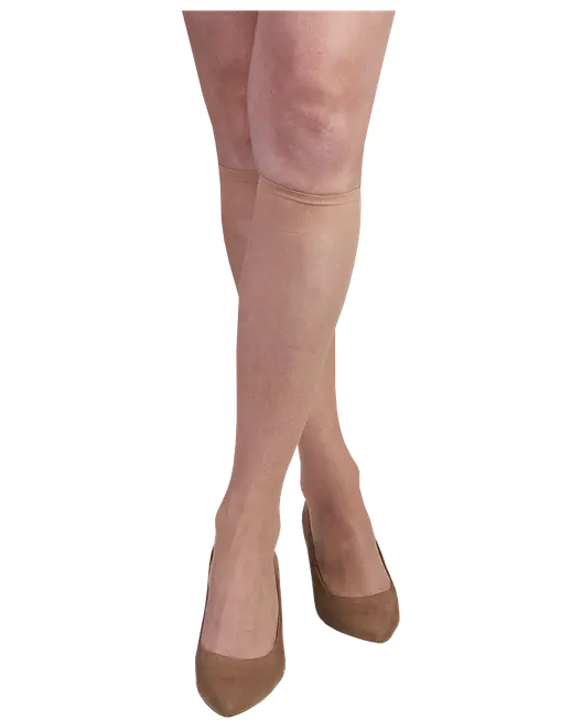 Knästrumpor 20 DEN beige 5-Pack