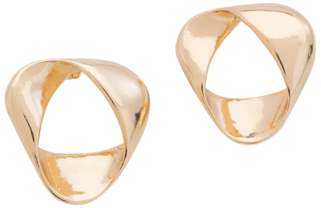 Øreringe chunky - guld