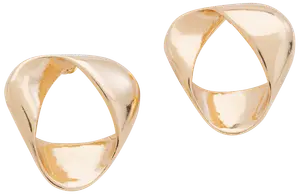 Örhänge chunky - guld