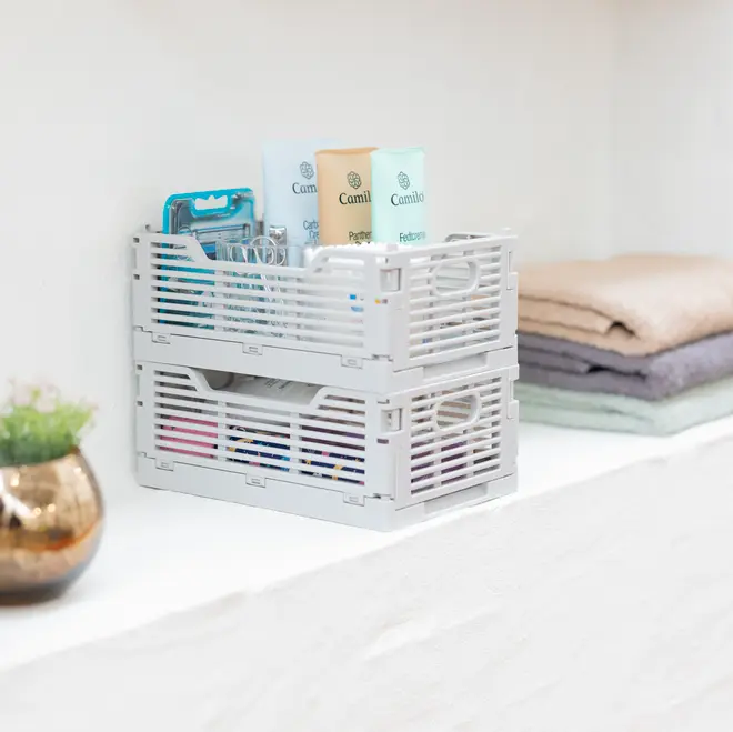 SJÖBO Foldekasse - grå