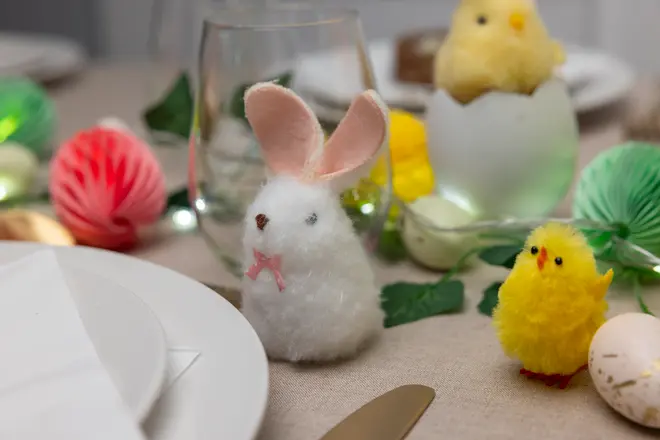 Påskhare H. 8 cm 3-pack