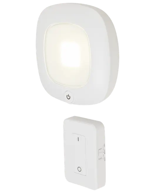 BRIGHT DESIGN COB LED-lampe med fjernbetjening - hvid