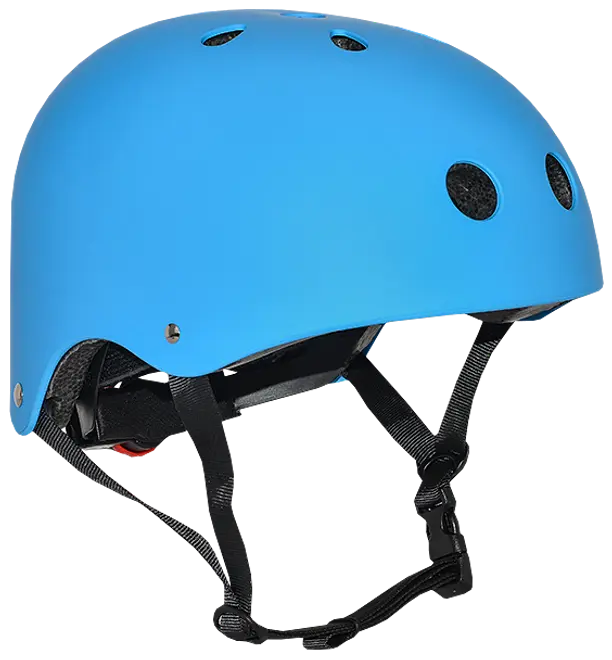 Cykelhjälm rosa, Blå