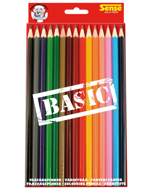 SENSE FÄRGPENNOR BASIC 15-PACK
