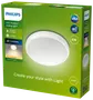 PHILIPS Loftlampe Doris Ø22cm 6W IP54 - hvid
