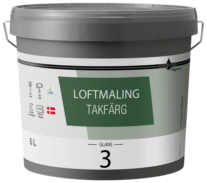 Loftmaling Glans 3 - hvid