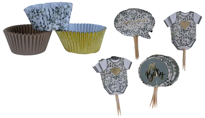 Muffinsforme med skilte 48-pak