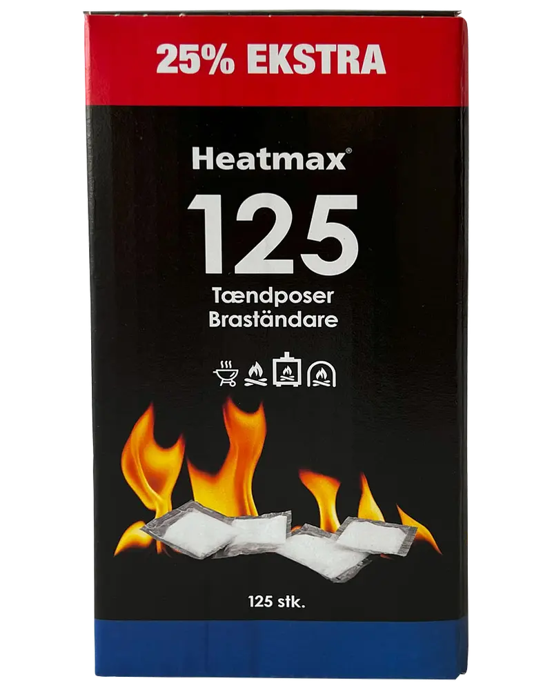 Heatmax tändpåsar 125 st