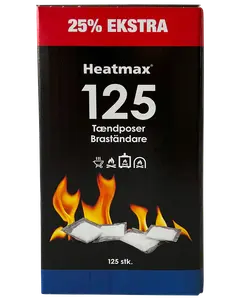 Heatmax tändpåsar 125 st