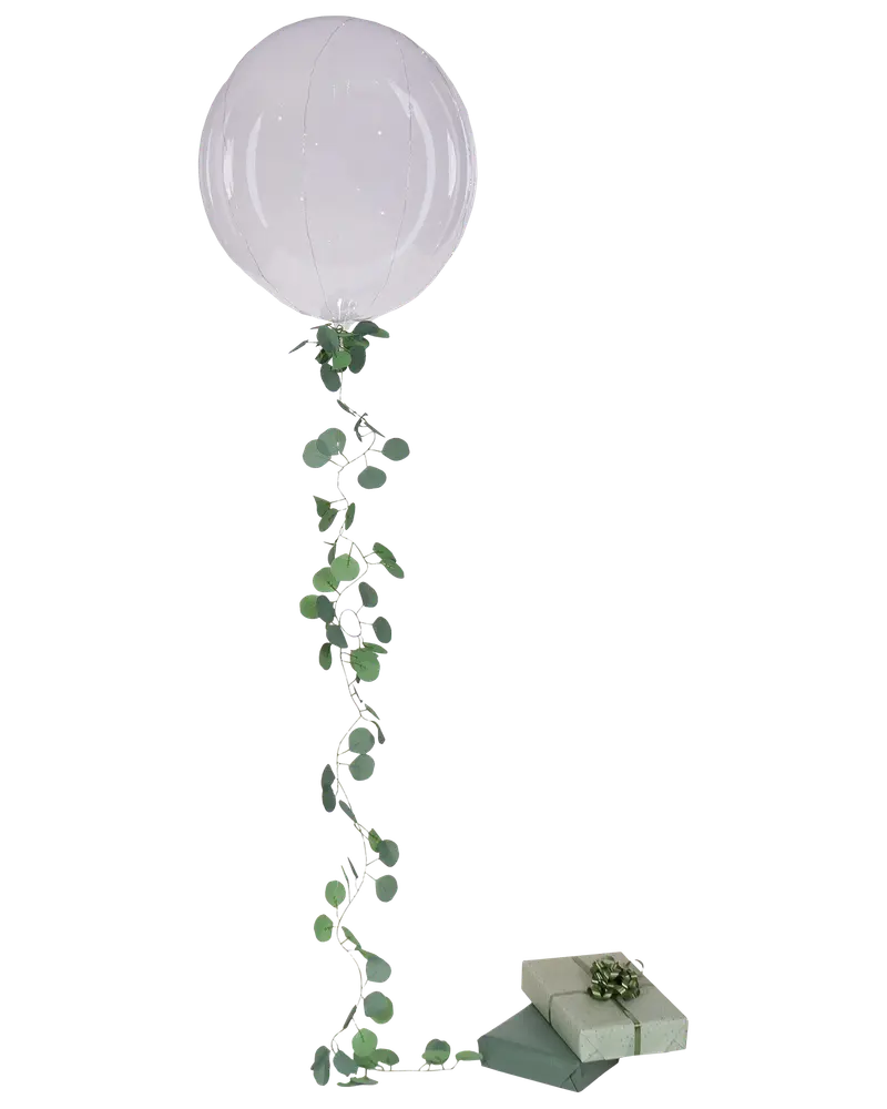 LED ballong med girland