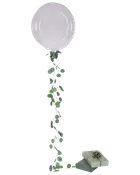 LED ballon med guirlande