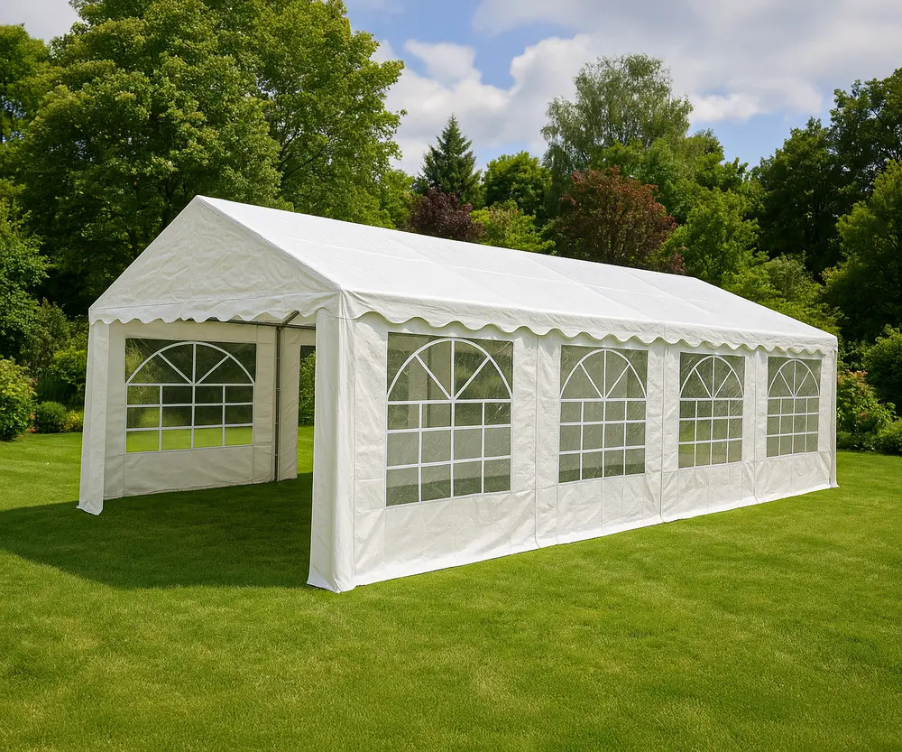 Partytält 5x8 m vit