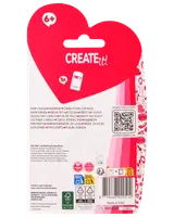 Create It! hårkridt til børn fra 6 år, vegansk og glutenfri, pink/lilla farve, enkelt pakke, nem at påføre, midlertidig hårfarve, inkluderer instruktioner.