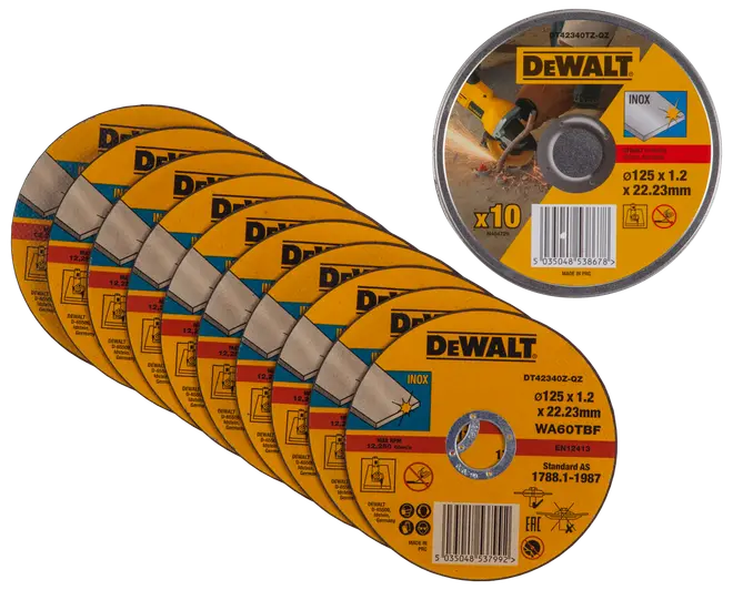 DeWALT Skæreskive Ø125 mm 10-pak