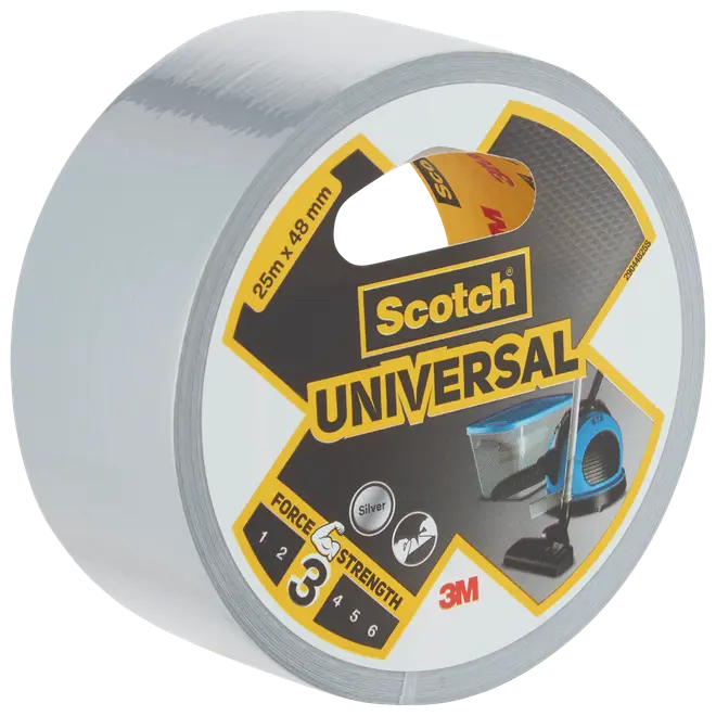Scotch® Universal Lærredstape Sølv 48 mm x 25 meter