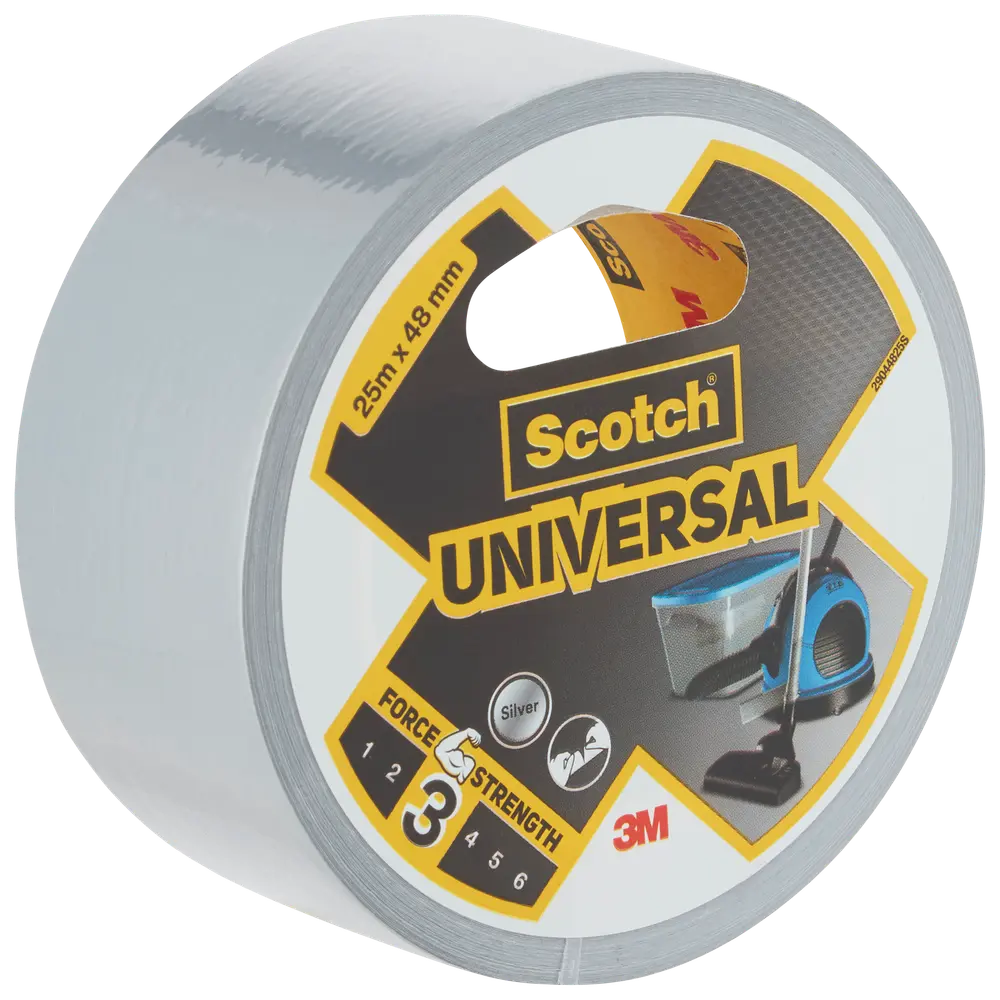 Scotch® Universal Lærredstape Sølv 48 mm x 25 meter