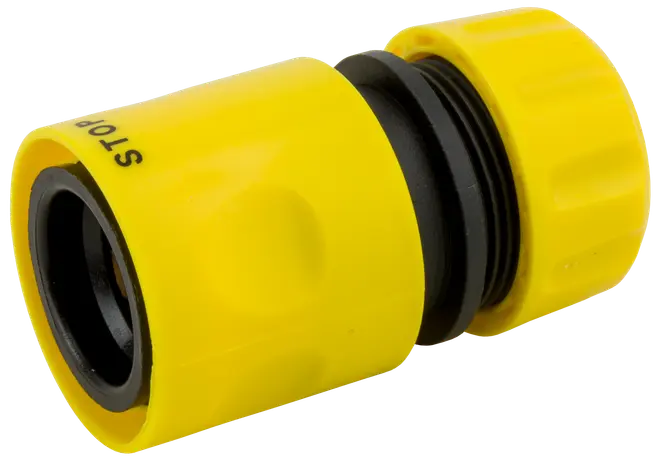 Slangkoppling med stopp 1/2"